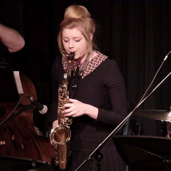READY TO GO – St. Albert resident Rhiannon McLeod is jazzed about the upcoming MacEwan-University of Alberta Big Band Winter Concert.