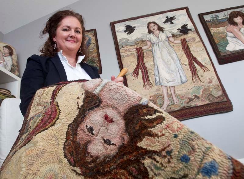 LOCAL PHENOM – Rachelle LeBlanc is a rug-hooking artist who&#8217;s shown her work all over North America. Later this month she will hold her first show in St. Albert.
