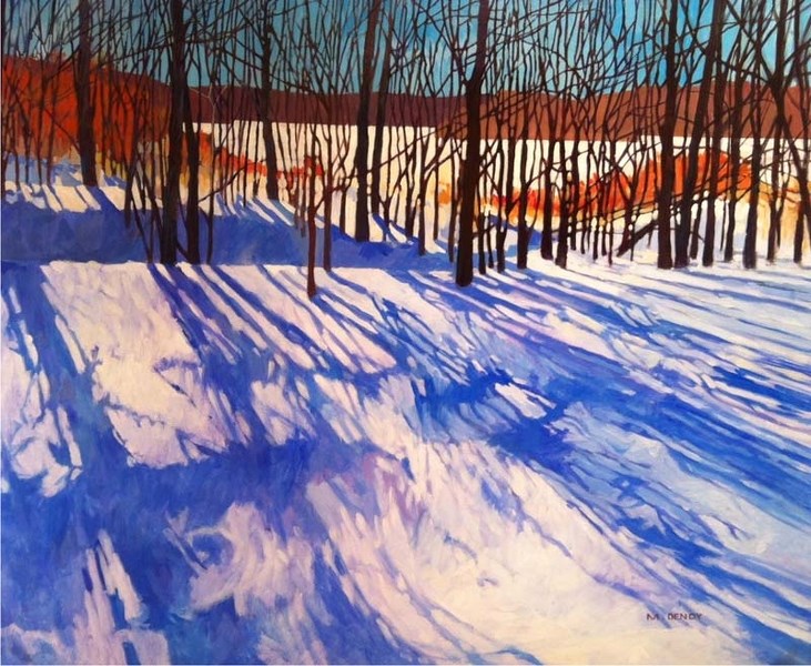 BOLD AND BEAUTIFUL – Local artist Mike Dendy has a striking way of exploring landscapes.