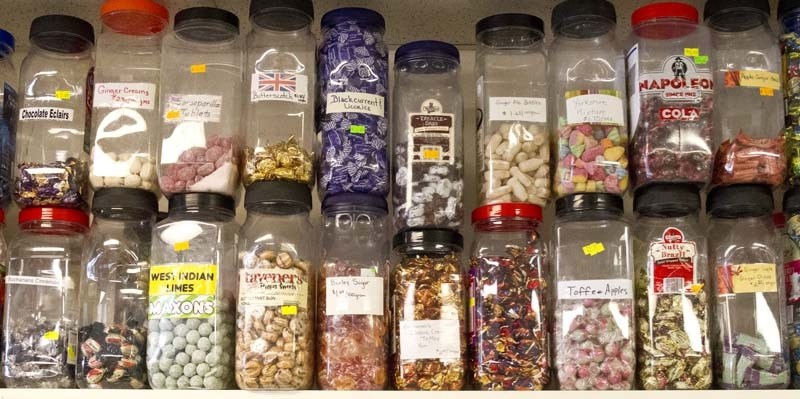 MANY SWEETS – The Candy Bouquet in downtown St. Albert has a wide selection of hard-to-find sweets.