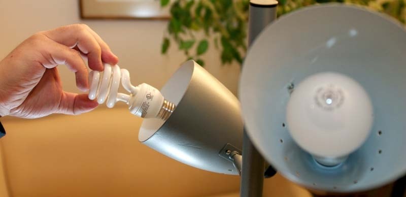 COMPACT FLUORESCENT – Homeowners will have to find alternatives to conventional incandescent lights bulbs