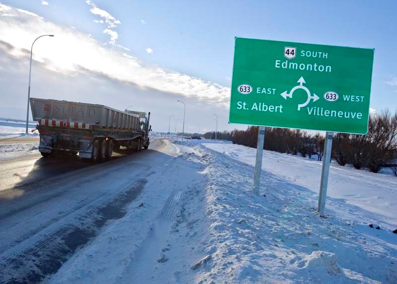 ROUNDABOUT READY – Alberta Transportation is banking that a new $6.4 million roundabout will improve safety at the intersection of Highway 44 and Highway 633.