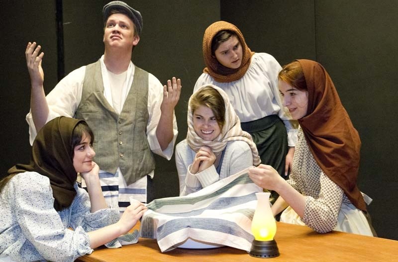 FAMILY THEATRE – The Paul Kane musical theatre program is mounting Fiddler on the Roof at the Arden Theatre from Jan. 8 to 10. Pictured from left to right are: Sophie Healy