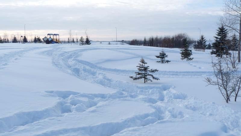 OUT OF BOUNDS – Snowmobiling within city limits can bring a fine of $250.