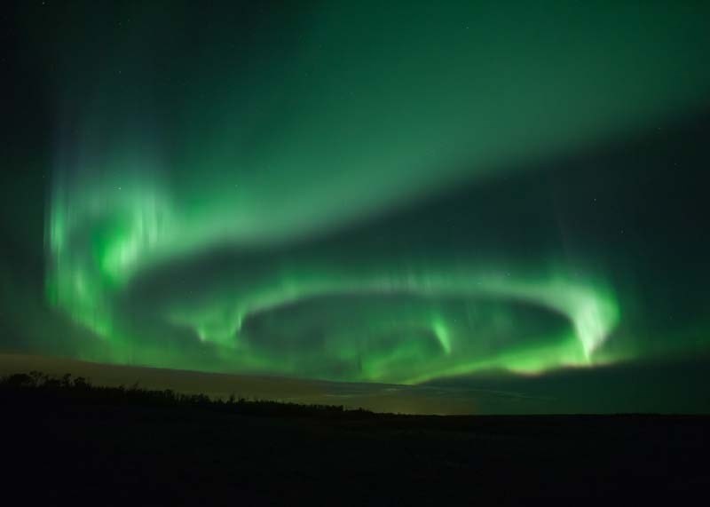 AURORA CAPTURED – A tripod and slow shutter speeds can help capture stunning images of the northern lights