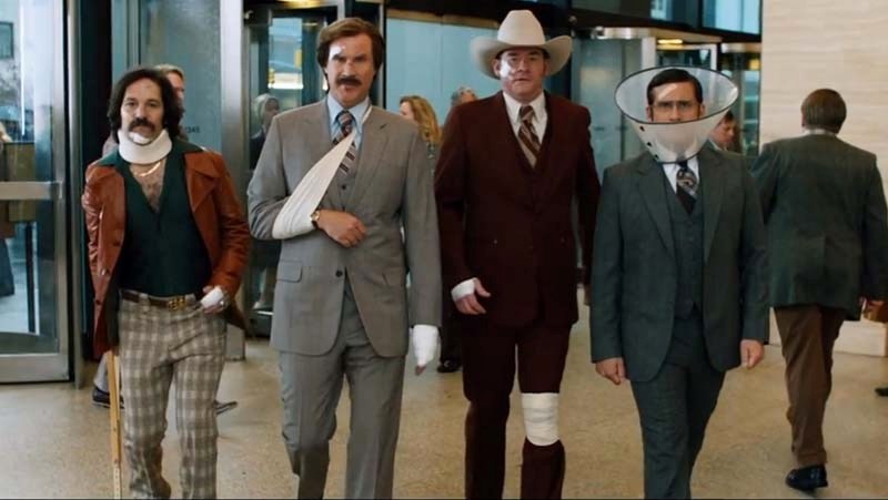 FUNNY STUFF – Anchorman 2 recaptures