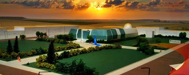 FUTURE RENDERING – The Town of Bon Accord is pursuing a project that would combine a dark sky observatory with a business incubator and library.