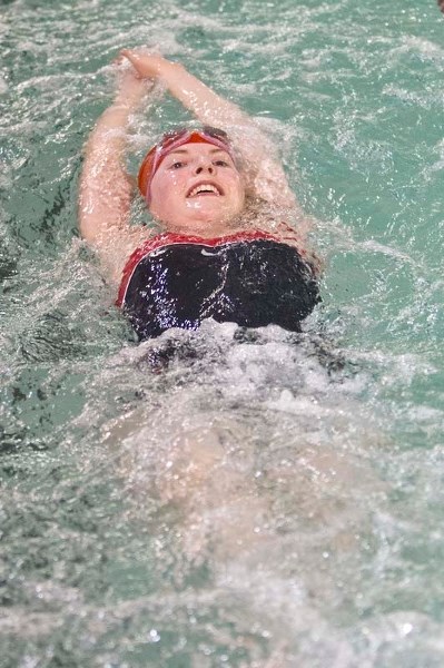 SPLASHY SWIMMER &#8211; Team Alberta swimmer Michelle Tschetter of Morinville was training Monday at Fountain Park Recreation Centre in preparation for the 2014 Special