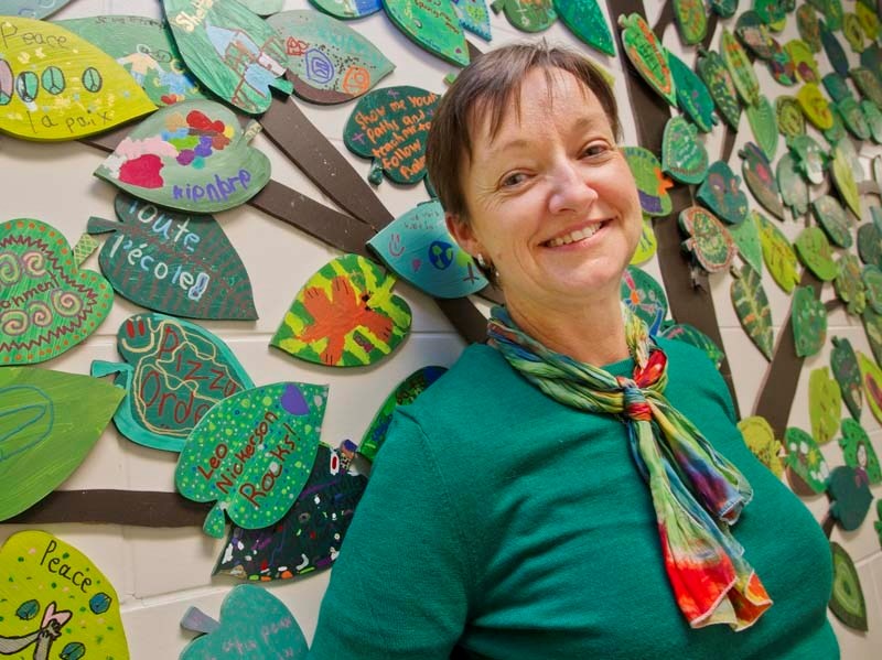 AUSSIE EDUCATOR – Leo Nickerson exchange teacher Amanda Cooper is currently teaching the Grade 4 Logos class at Leo Nickerson Elementary in St. Albert. Before her recent