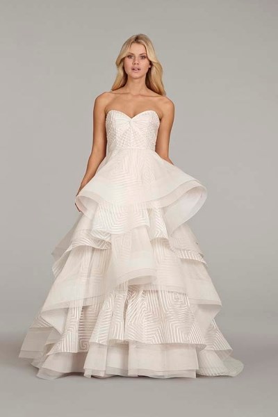 Designer: Hayley Paige&lt;br /&gt;Style: Lana&lt;br /&gt;Exclusively available at Delica Bridal