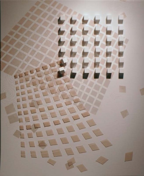 MIXED MEDIA – Botafogo by Rick Rogers is part of his The Emperor&#8217;s New Clothes exhibit.