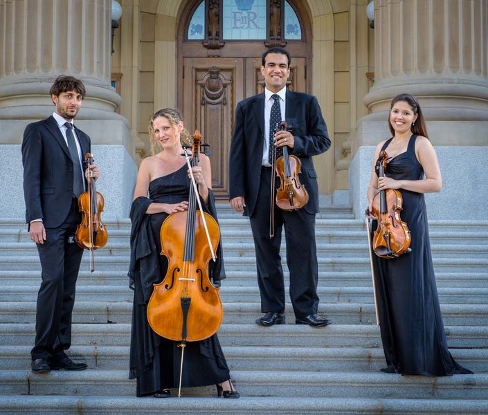 POWER OF FOUR – Vaughan String Quartet is performing at St. Albert Chamber Music Recital on Saturday