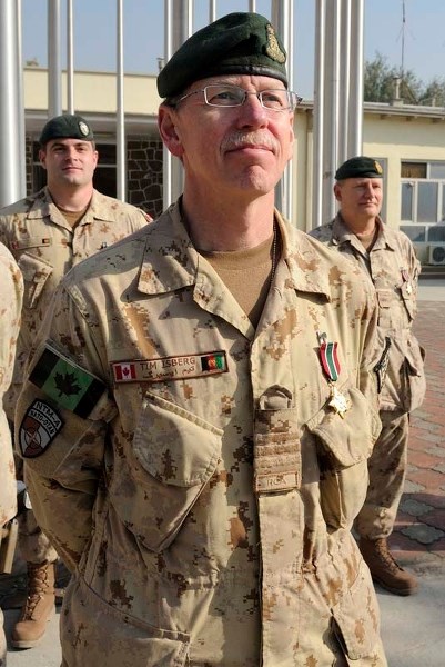 PERSONAL MISSION – Local soldier Tim Isberg recently returned from a stint in Afghanistan