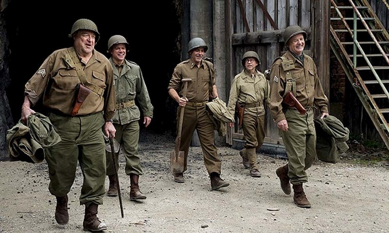 BAD GUYS – An all-star cast that insists on talking is just one of the weak spots in The Monuments Men.
