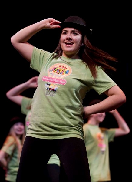 BIG KICKOFF – Members of the St. Albert Children&#8217;s Theatre kick off the official announcement for the 2014 Northern Alberta International Children&#8217;s Festival on