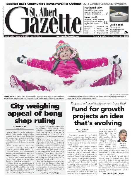 FRONT PAGE – This issue from Jan. 16