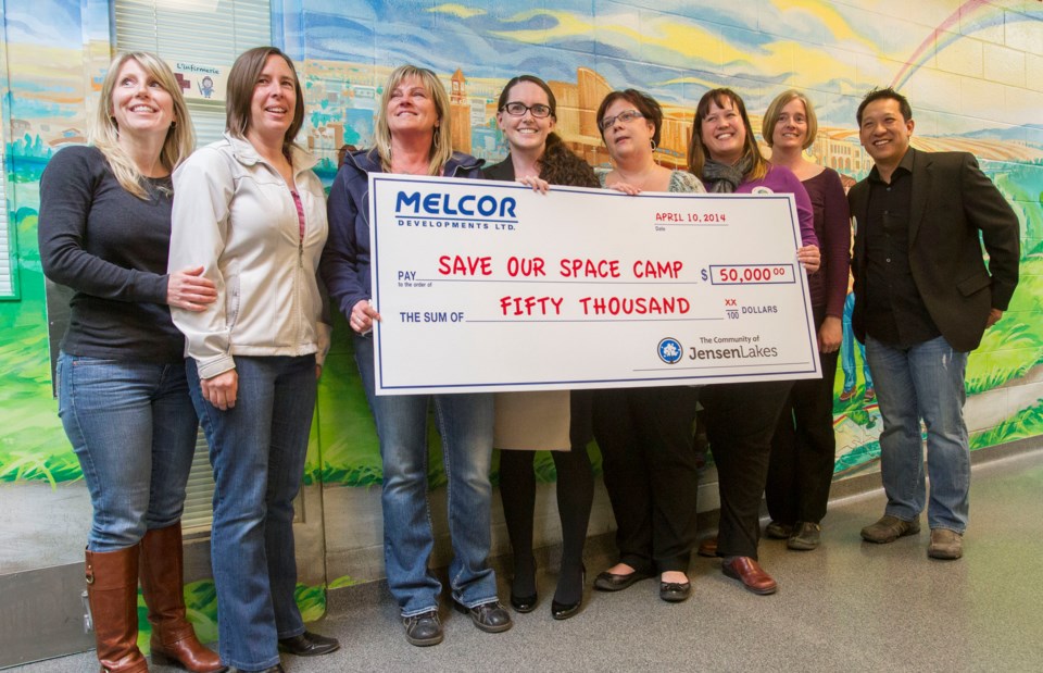 BIG DONOR – Melcor Developments gifted $50