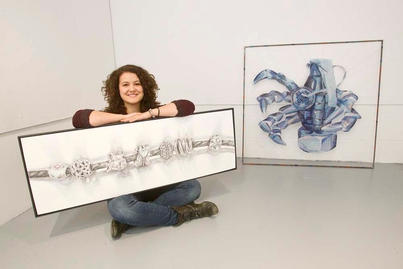 PUMPED ARTIST – St. Albert Resident and MacEwan University art student Annie Belley will show off some of her recent work at the Pump the Brakes exhibit
