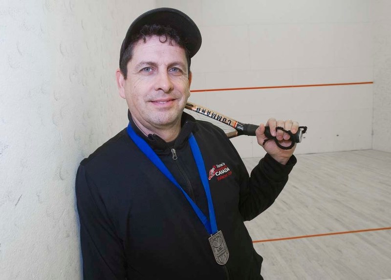 RACQUET MAN &#8211; Cam Bourque of St. Albert is the 2014 provincial 50-plus men&#8217;s singles racquetball champion. Bourque