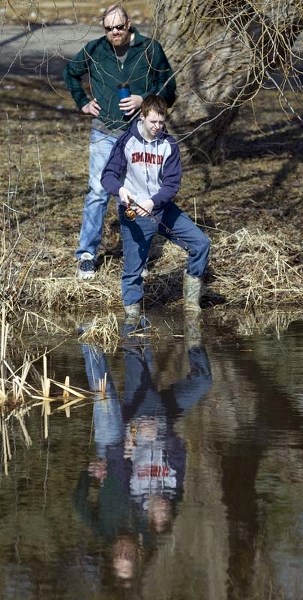 OUT OF SEASON – The Sturgeon River is off limits to fishing until after May 14.