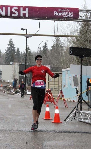 PERSONAL BEST &#8211; Janelle Brcic of St. Albert was the fastest female in the Leading Edge RunWild marathon for the second time in three years with a personal-best time of