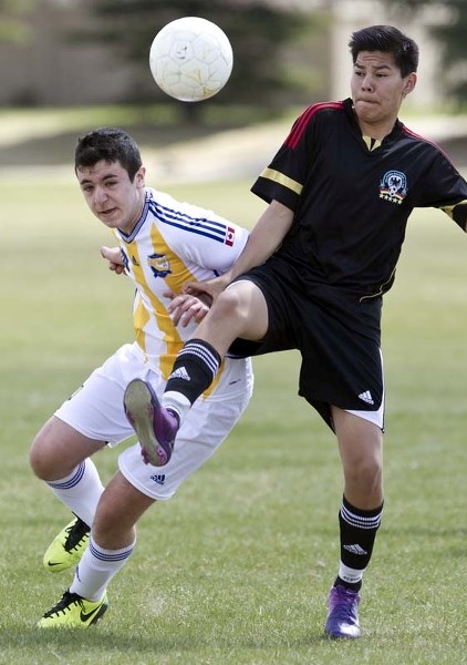 Antonio Saccomanno of the St. Albert Impact U16