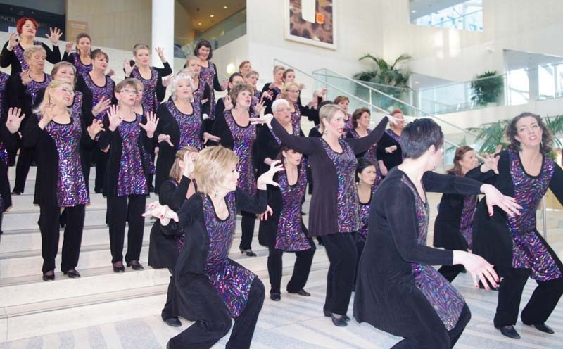 SINGING FOR SECOND – Gateway Chorus recently won a silver medal at western Canadian competition.