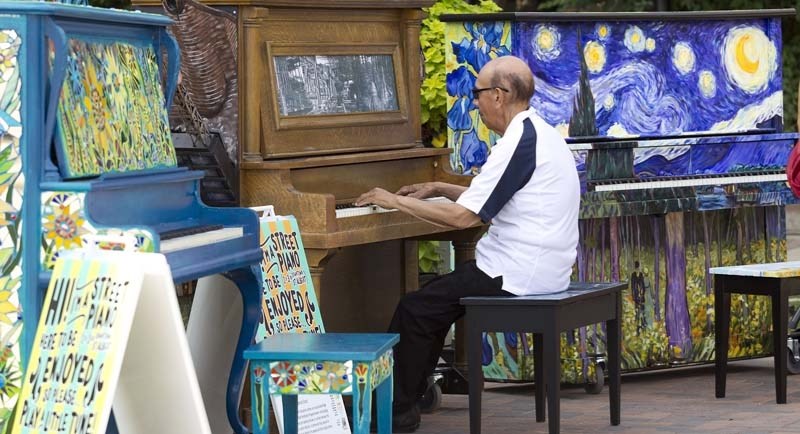 PIANO PROJECT – Residents will once again notice decorated pianos in various public places in St. Albert as a street project entitled Keys for the City is underway for its
