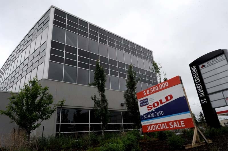 NEW OWNER – The Prime Group of Calgary has bought the long-idle St. Albert Crossing building. The company plans to finish the professional building and have it ready for