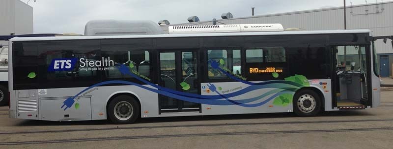 ELECTRIFYING &#8211; St. Albert Transit plans to use ETS Stealth bus for own electric bus trial this summer.
