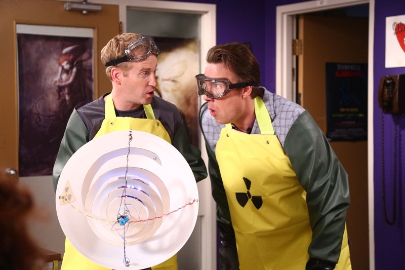 MICROWAVE – Matt Alden (as Addison) and Jesse Gervais (as Jesse) test a new Gottfried Bros. Toys prototype: Microwave Tag.