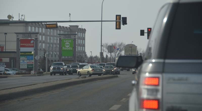 SAFETY FIRST – Protected left-hand turns have led to reduced collisions on St. Albert Trail