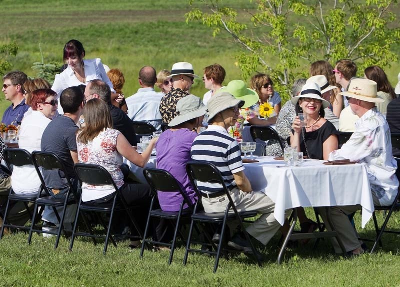 OUTDOOR MEAL – An old-fashioned outdoor banquet is in the works for Morinville on Saturday