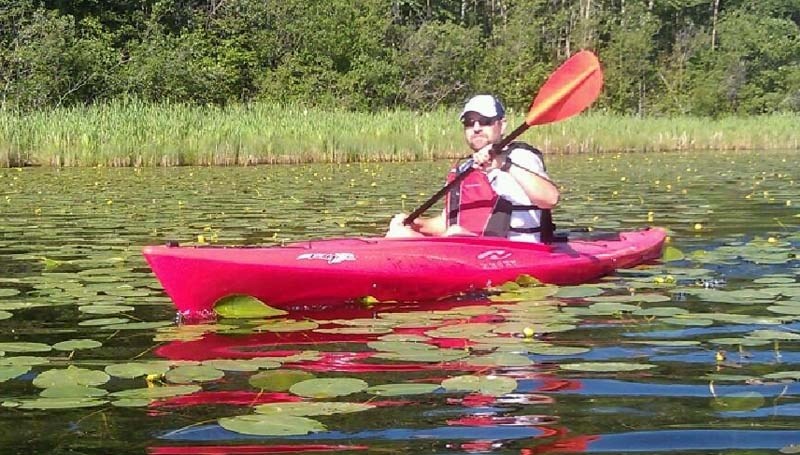 SAFETY FIRST – Avid fisherman Pat Sparrowe is a strong advocate for wearing a life-jacket or PFD at all times when boating.
