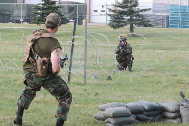 PRACTICE MAKES PERFECT – Soldiers in First Battalion