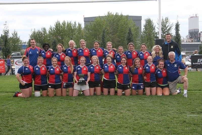 PROVINCIAL CHAMPIONS &#8211; The women&#8217;s team at the St. Albert Rugby Football Club was crowned provincial champions after knocking off the Calgary Saints 29-12 in
