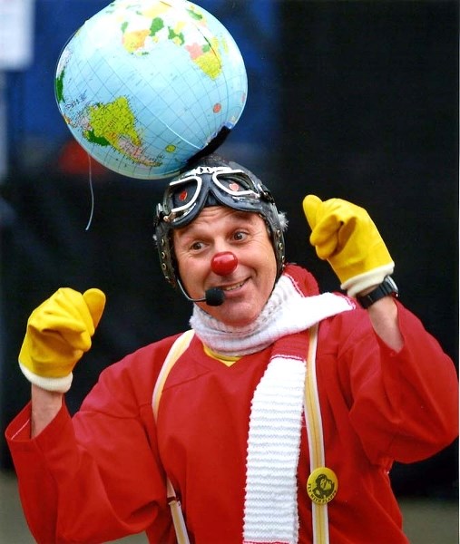 FLAPPY BIRD – Major Conrad Flapps brings his brand of extreme silliness to the Morinville Community Cultural Centre for two shows on Saturday
