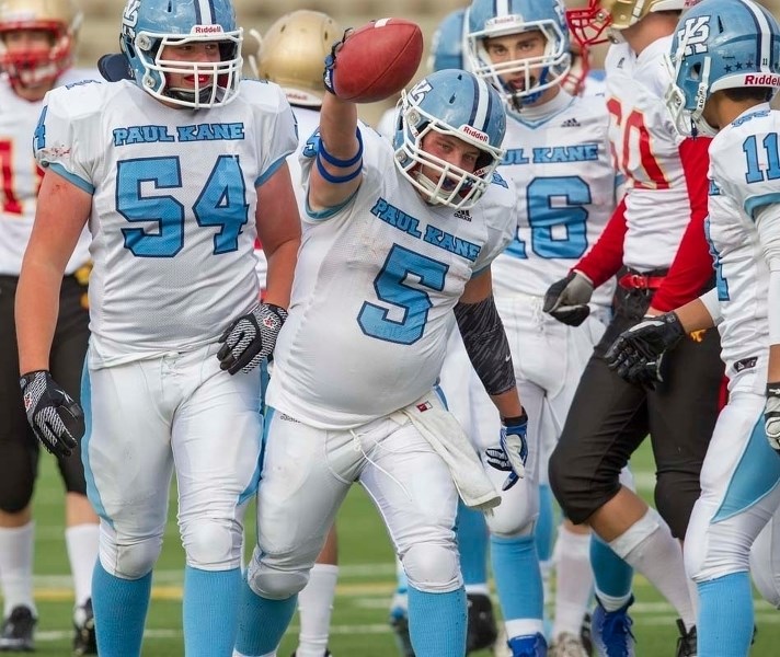 FORWARD DRIVEN &#8211; The Paul Kane Blues are pointed in the right direction at 3-0 in metro Edmonton high school football. The 2013 Miles conference division two champions