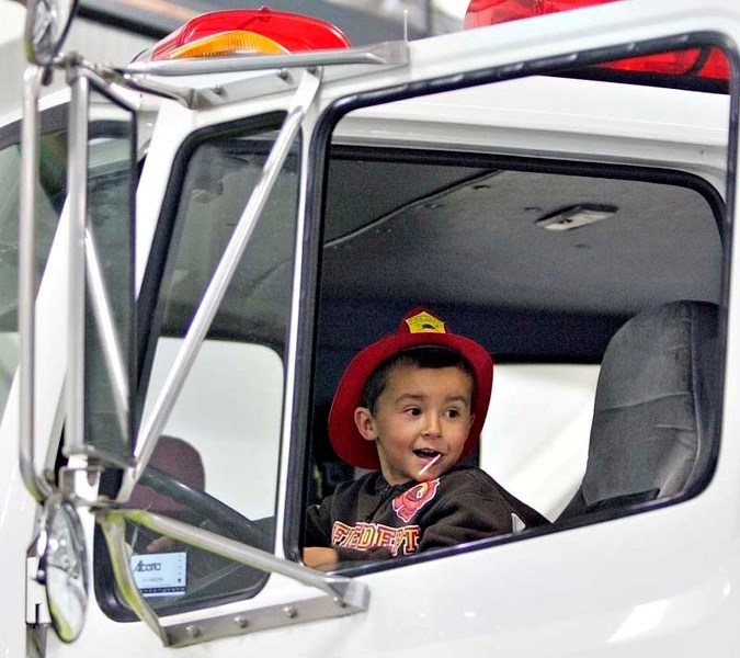 FIRE CHIEF FOR A DAY – Aside from learning about fire safety