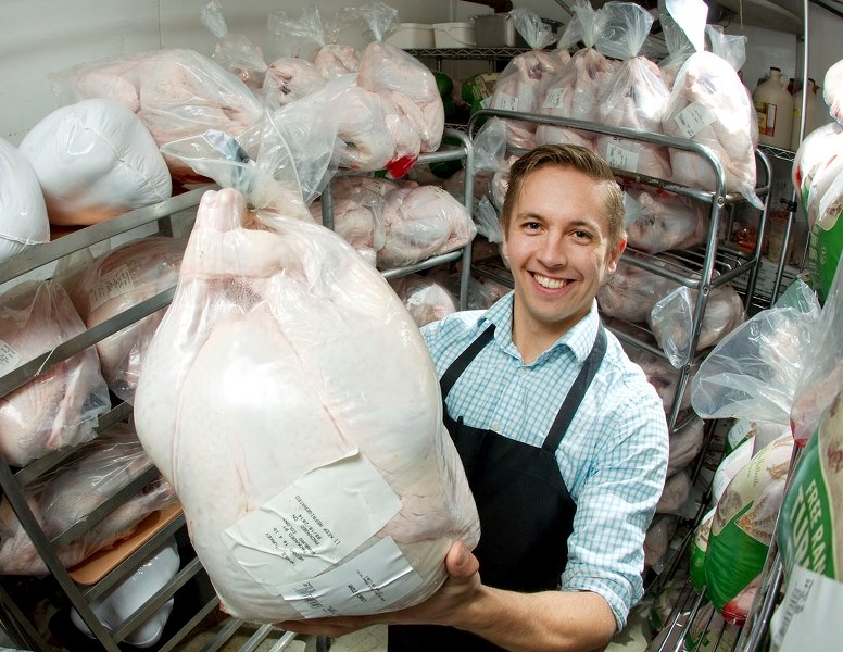 Owner Kyle Iseke of D&#8217;Arcy&#8217;s meat shop has a busy couple of days lined up for the Thanksgiving weekend.