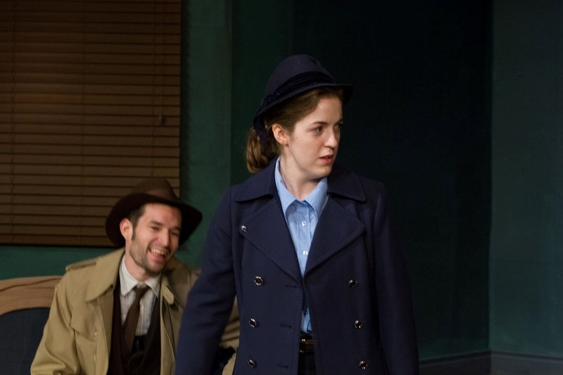 Kyle Lahti as private Investigator Jim O&#8217;Reiley and his sidekick Lucy DeBrie (Hayley Moorhouse) work their way through guns