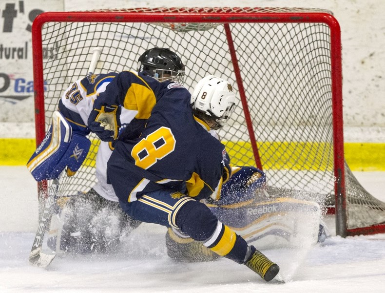 LAMP LIGHTER &#8211; Leif Mattson of the St. Albert Flyers (3-1) scored four goals in two wins last weekend in the Alberta Minor Midget AAA Hockey League. After four games