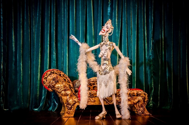 The fabulous Esme Massengill is one of the Ronnie Burketts&#8217; marionettes starring in The Daisy Theatre now running at Citadel Theatre until Nov. 2.