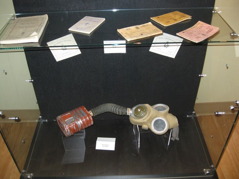 ??? – This gas mask is just one of numerous artifacts that will be on display at the Musée Morinville Museum during Veterans&#8217; Week.