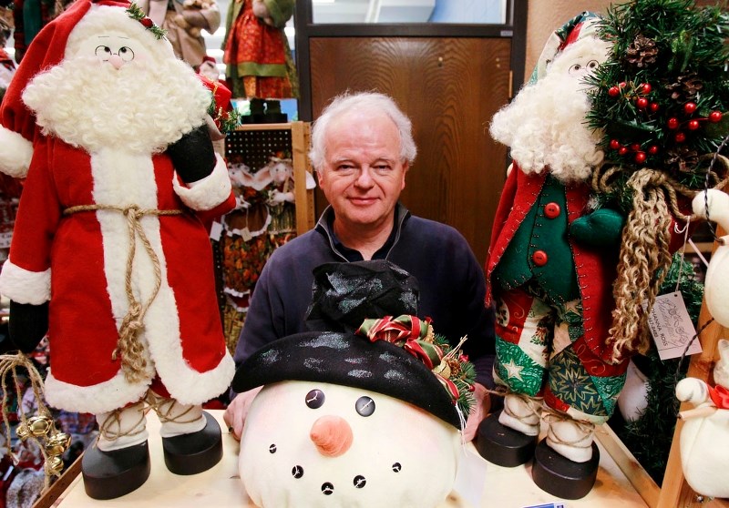 Stewart Ross at a booth during the 2010 Country Craft Fair. The craft fair is an annual fundraiser for the St. Albert Place Visual Arts Council.