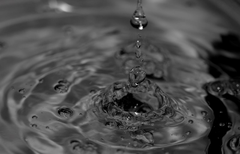 This shot capturing water drops was captured by Sean