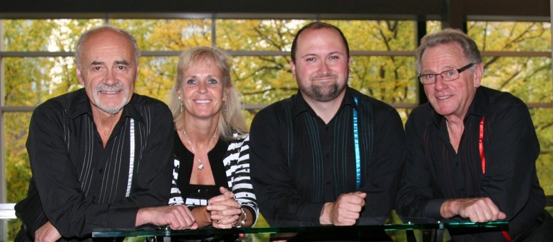 Tenor Power shifts into high gear with a full concert this coming Sunday at Muttart Hall in Alberta College. From left to right