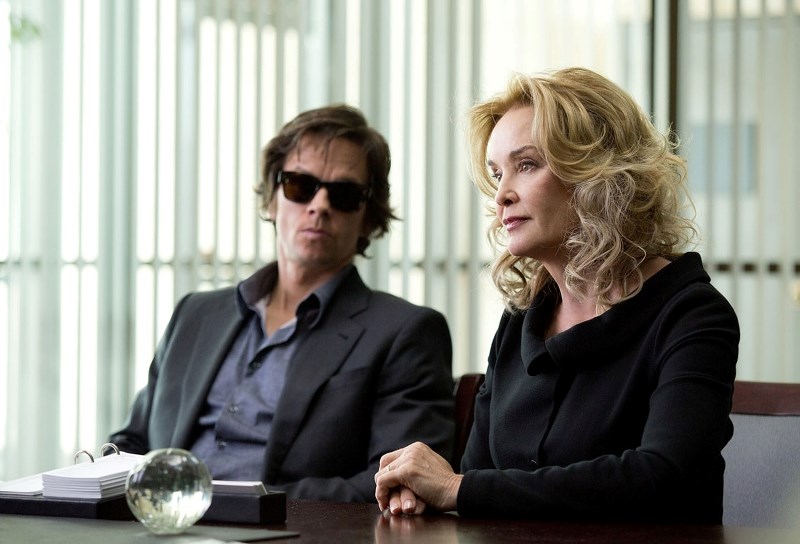 Mark Wahlberg and Jessica Lange in a scene from The Gambler