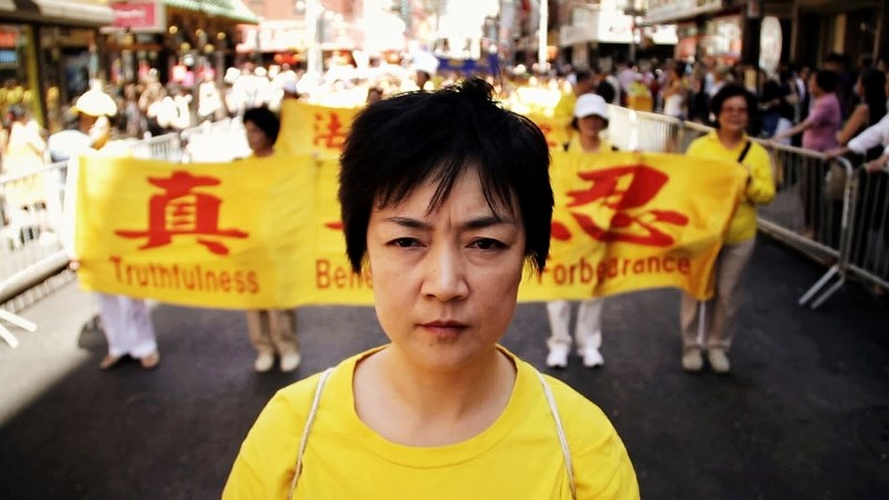 Scene from the award-winning documentary Free China: the Courage to Believe