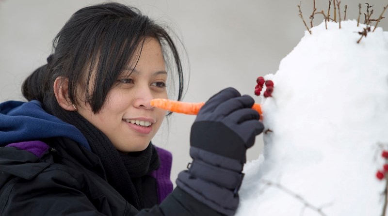 A snowman-making contest is just one of the many events that will keep families busy in Morinville this weekend.